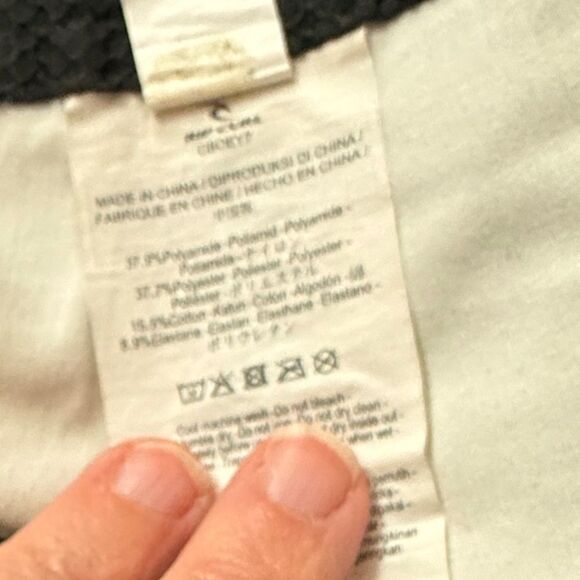 Rip Curl Gray, Blue & Yellow Striped Board Shorts - Picture 8 of 8